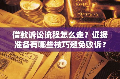 武汉借款诉讼流程怎么走？证据准备有哪些技巧避免败诉？