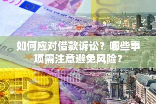 武汉如何应对借款诉讼？哪些事项需注意避免风险？