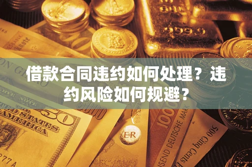 武汉借款合同违约如何处理？违约风险如何规避？