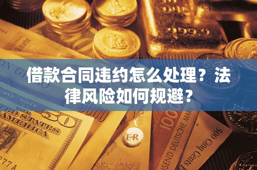 武汉借款合同违约怎么处理？法律风险如何规避？