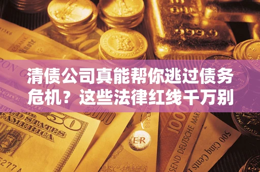 武汉清债公司真能帮你逃过债务危机？这些法律红线千万别踩