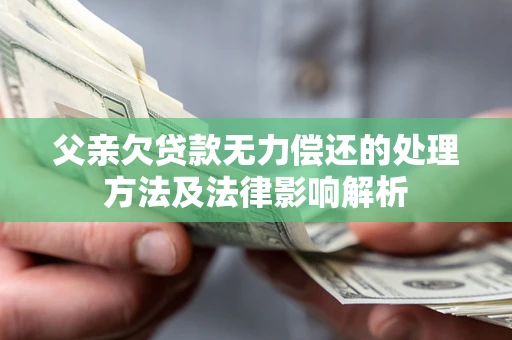 武汉父亲欠贷款无力偿还的处理方法及法律影响解析