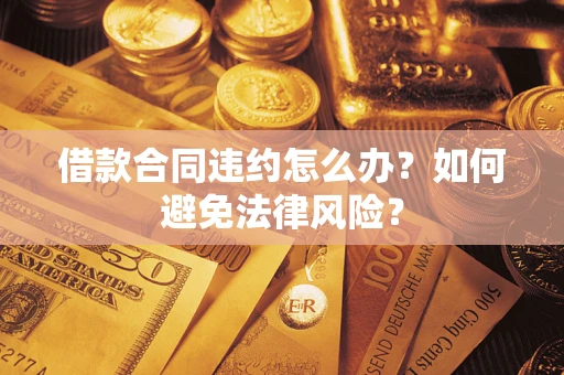 武汉借款合同违约怎么办？如何避免法律风险？