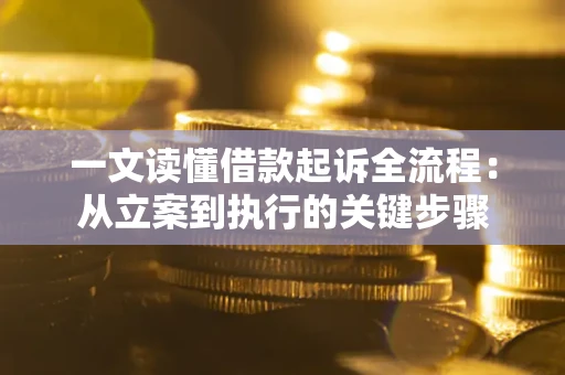 武汉一文读懂借款起诉全流程：从立案到执行的关键步骤