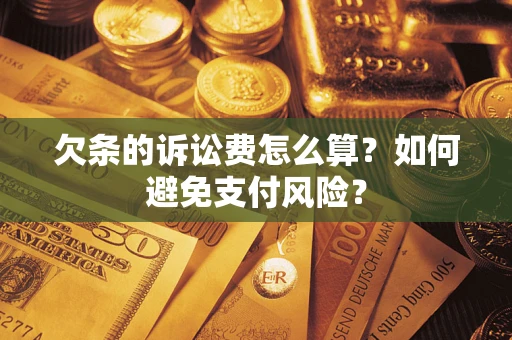 武汉欠条的诉讼费怎么算？如何避免支付风险？