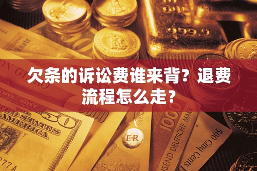 武汉欠条的诉讼费谁来背？退费流程怎么走？